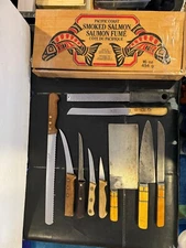 Vintage Bakelite Knife Lot Of 10 Deglon, Sheffield?, & More