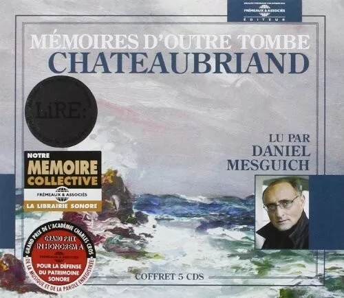 CHATEAUBRIAND / DANIEL MESGUICH - MEMOIRES D'OUTRE TOMBE NEW CD - Picture 1 of 1