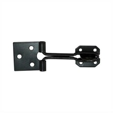 Image of 5 x Wire Hasp & Staple 610 4" 100mm Epoxy Black Shed Lock