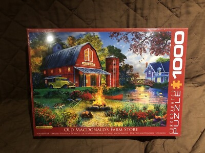 NEW SEALED OLD MACDONALD'S FARM STORE 1000 PC JIGSAW PUZZLE by EUROGRAPHICS