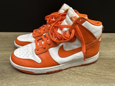 Nike Dunk High Retro Syracuse Orange Blaze Shoes Men's Size 9 | eBay