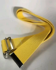 Patient transfer belt, strong made by DeRoyal for nurses health.  Yellow color