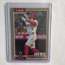 Topps Series 1 2025 Zach Neto Angels Serial Numbered Card #230 Baseball