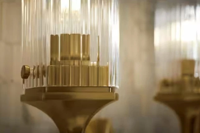 KOHLER Occasion 2-Light Brushed Moderne Brass Wall Sconce - Image 4 of 4