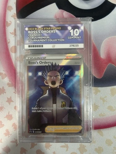 Boss's Orders (Cyrus) - ACE 10 - Black Star Promo SWSH251 - Pokemon