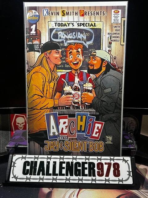 Archie Meets Jay & Silent Bob #1 Dan Panosian SIGNED Trade-Dress w/ COA