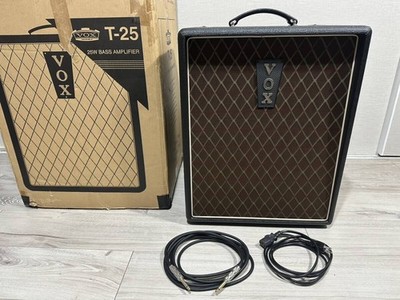 Vox T-25 Bass Amp Combo 25w Beatles Style Black/brown Used | eBay