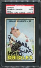 1967 Topps Brooks Robinson #600 SGC 2.5 Auto | Orioles HOF | Signed Vintage