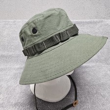 Boonie Hat 7 1/4 Bucket Cap Wide Brim Green Tactical Sun Lightweight Rip-Stop