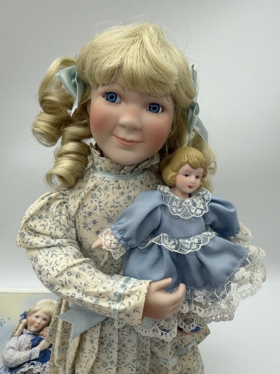 NELLIE 16” Little House on the Prairie Porcelain Doll - (Ashton
