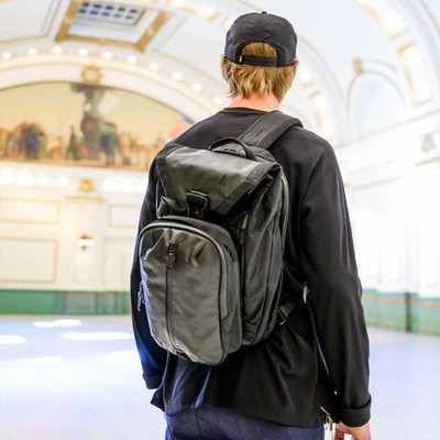 Boundary Supply Errant Sling 15L Black | Weatherproof Tech Bag Laptop Tablet Bag