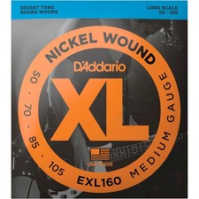 D'Addario EXL160 XL Long Scale Bass Strings 50-105 