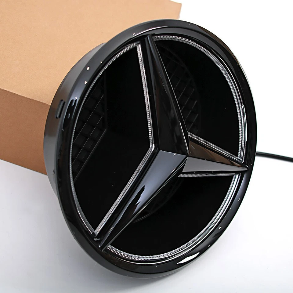 Front Grille Illuminated Star Logo Badge Fit For Mercedes Benz LED Light Emblem - Image 4 of 4