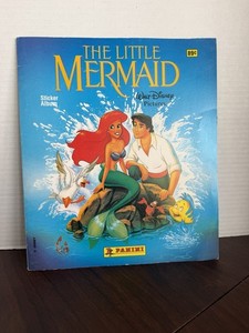 Vintage Panini Disney The Little Mermaid Sticker Album Book UNUSED (EMPTY) U.S.