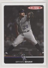 2019 Topps Total Bryan Shaw #456 fm0