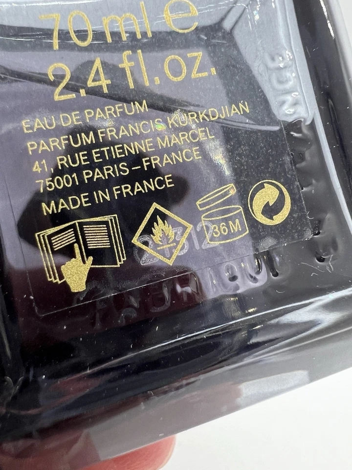 K.u.r.k.d.j.i.a.n MFK OUD EDP 70 ML/2,4 OZ (lote 2021) ver fotos Foto 4 de 4