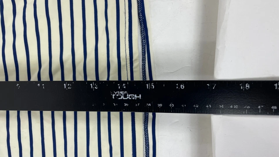 Top de baño Sperry de una pieza para mujer azul blanco a rayas talla mediana Foto 3 de 4