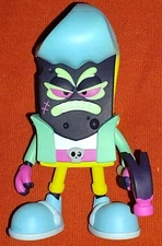 Superplastic Chase Hammer Inch Vinyl Figure Rare Chase, Black Light