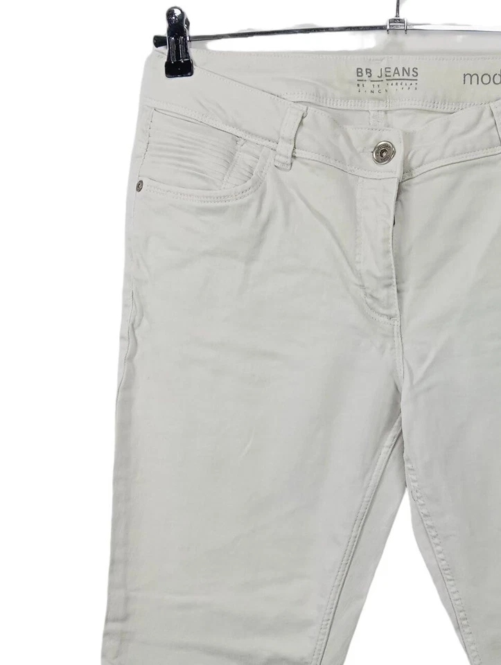 BETTY BARCLAY Jeans slim Dames Jeans T EU 42 blanc style décontracté - Photo 3/4