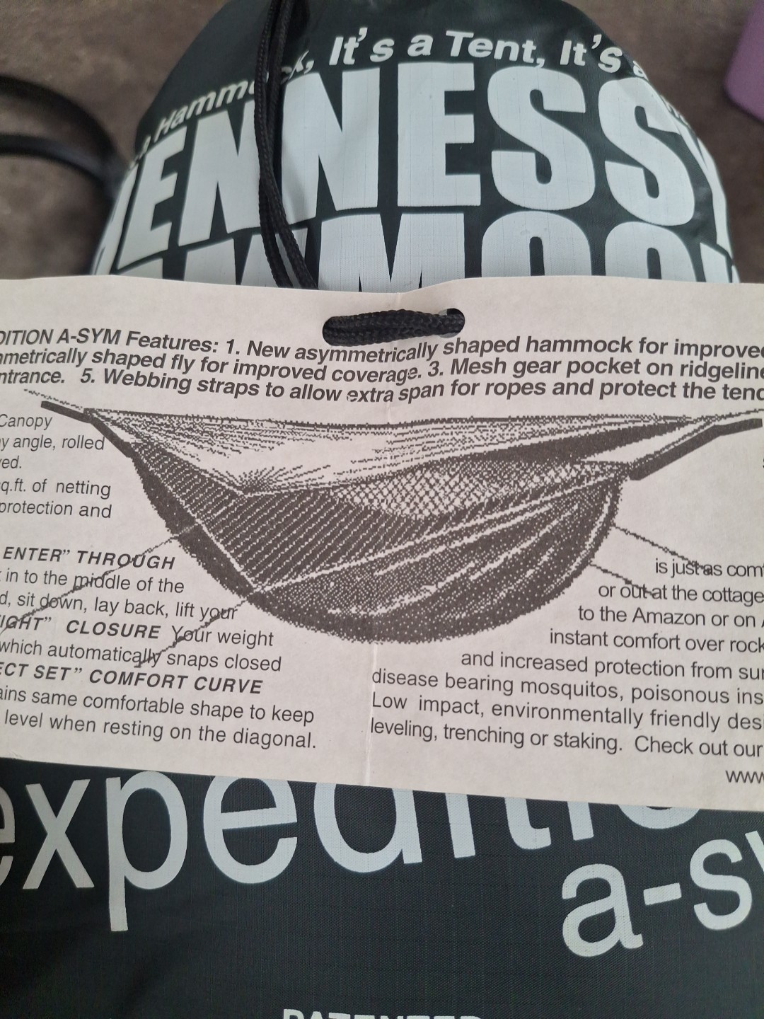 Hennessy Hammock Expedition A-Sym Classic