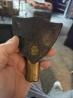 Civil War Nice Condition Leather Shield Shaped NCO Sword Frog Unusual Officers