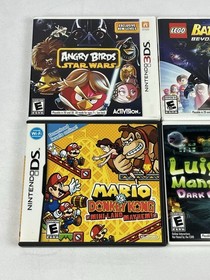 Nintendo 3DS XL Red Bundle w/ Charger, Stylus, SD Card, and 15 DS/3DS Games