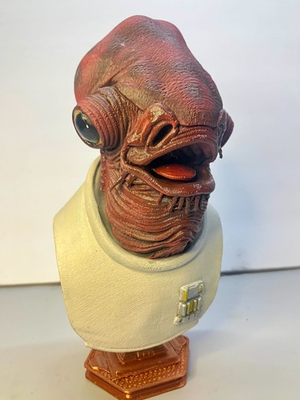 #ad Star Wars Admiral Ackbar Return of the Jedi Inspired Mini Bust Statue Hand Paint $28.50
