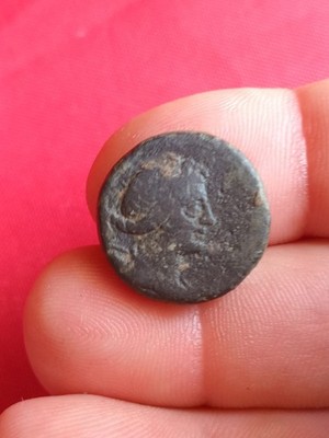RARE Ancient Illyrian  Bronze Coin  M85