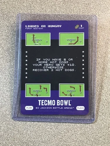 PL29 LOADED OR HUNGRY 2026 Bo Jackson Battle Arena Tecmo Bowl 1 HD SP Play
