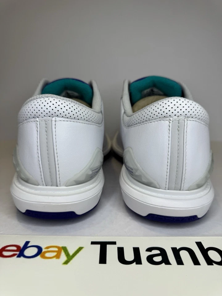 BRAND NEW Nike Air Jordan ADG 5 Men's Golf Shoes White/Grape/Ice FQ6642-100 - Image 3 of 4