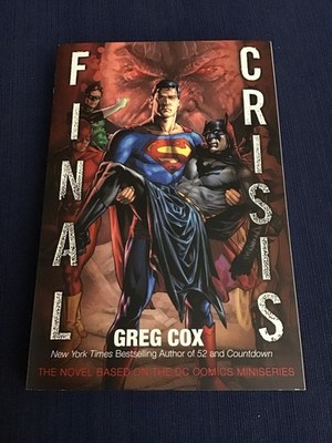 Final Crisis By Greg Cox Paperback DC Comics 2010