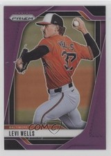 2025 Panini Prizm Purple Prizm 100/149 Levi Wells #68 0o6v