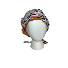 Men/Women Surgical Scrub Cap Lined Geometric Hearts 100 Cotton