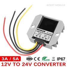 DC DC Boost Converter 12V to 24V 3A 5A Step-Up Voltage Regulator 120W Tools