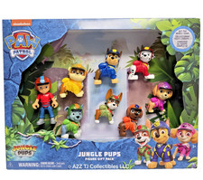 Paw Patrol JUNGLE PUPS GIFT 8-PACK Figure Lot RYDER Chase RUBBLE Rocky ZUMA Skye
