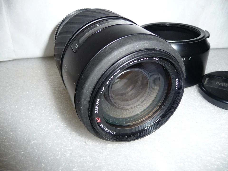 Minolta Maxxum AF 70-210mm F3.5-4.5 Macro Zoom Hood Caps Japan EX+ Sony Alpha NR - Image 2 of 4