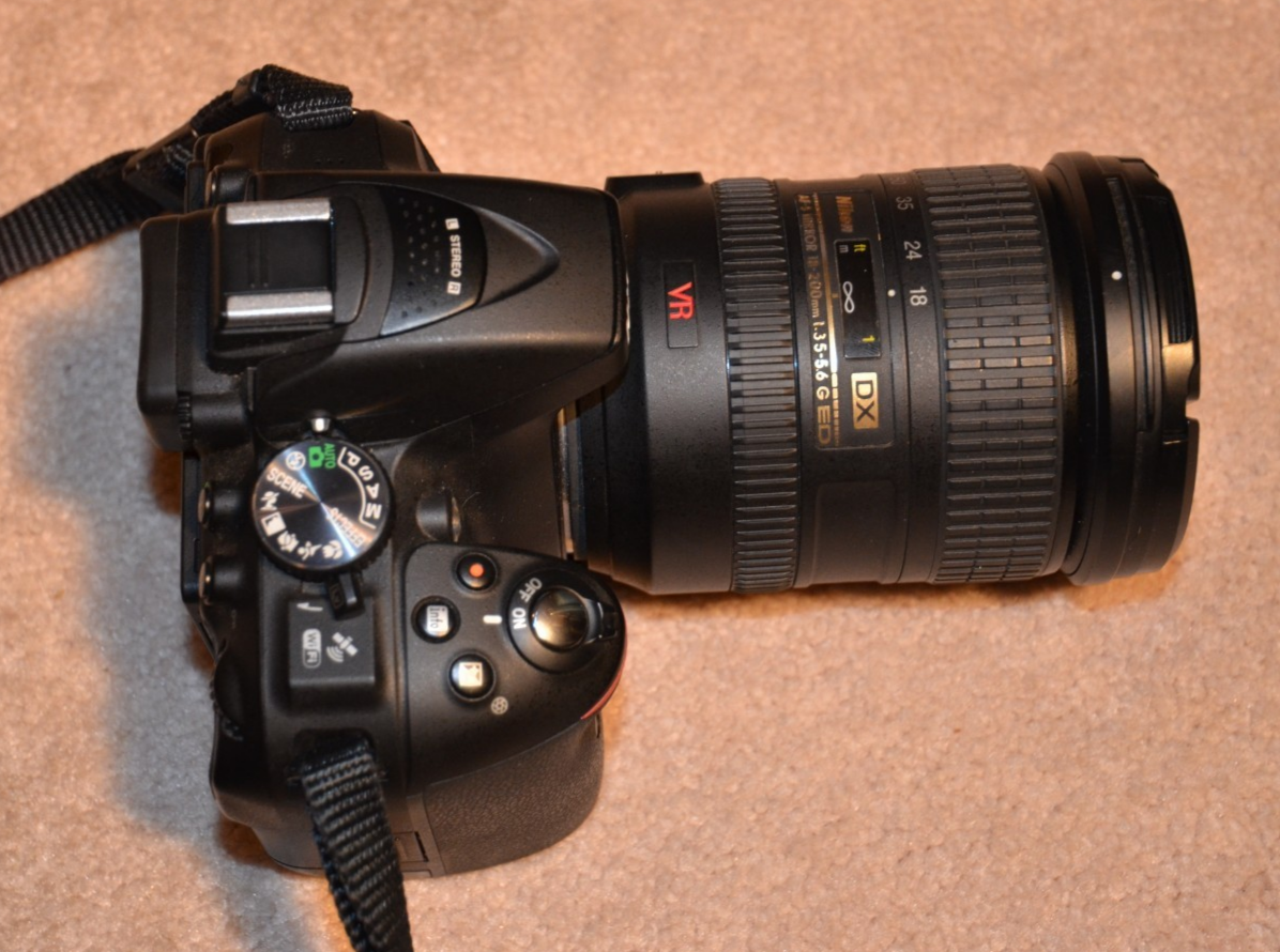 gold forest   Nikon D5300 Nikon D5300 SLR Digital Camera with, 18-200mm Lens ONLY 6000