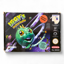 Thumbnail of ebay&reg; auction 127733895769 | Iggy’s Reckin’ Balls N64 Nintendo 64 PAL mit OVP ohne Anleitung