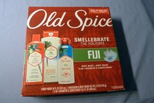 Old Spice Fiji Gift Set - Body Wash - Body Spray - Shampoo Conditioner - NIB