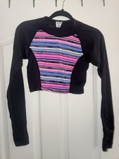 Women s Oakley Long sleeve crop rashguard TOP only