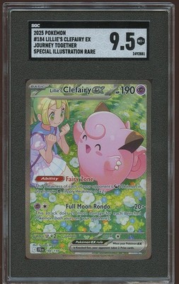 Lillie's Clefairy ex 184/159 Sv09: Journey Together Holo SGC 9.5