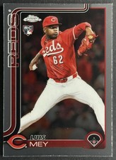 2025 Topps Baseball Chrome Update Luis Mey #USC140 RC Cincinnati Reds