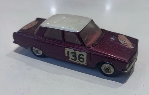 Rare Vintage 1960s Corgi Toys No. #322 Rover 2000 Rallye Monte Carlo No. 136
