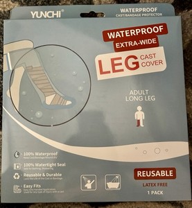 Keep Water Out With Yunchi Waterproof Extra-Wide Leg Cast Cover