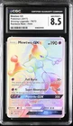 Pokemon Card Mewtwo GX Rainbow Secret Nm-mt 76/73 CGC 8.5