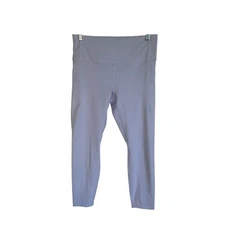 All in Motion High Rise 7/8 Length Athletic Leggings Periwinkle Blue Size Large