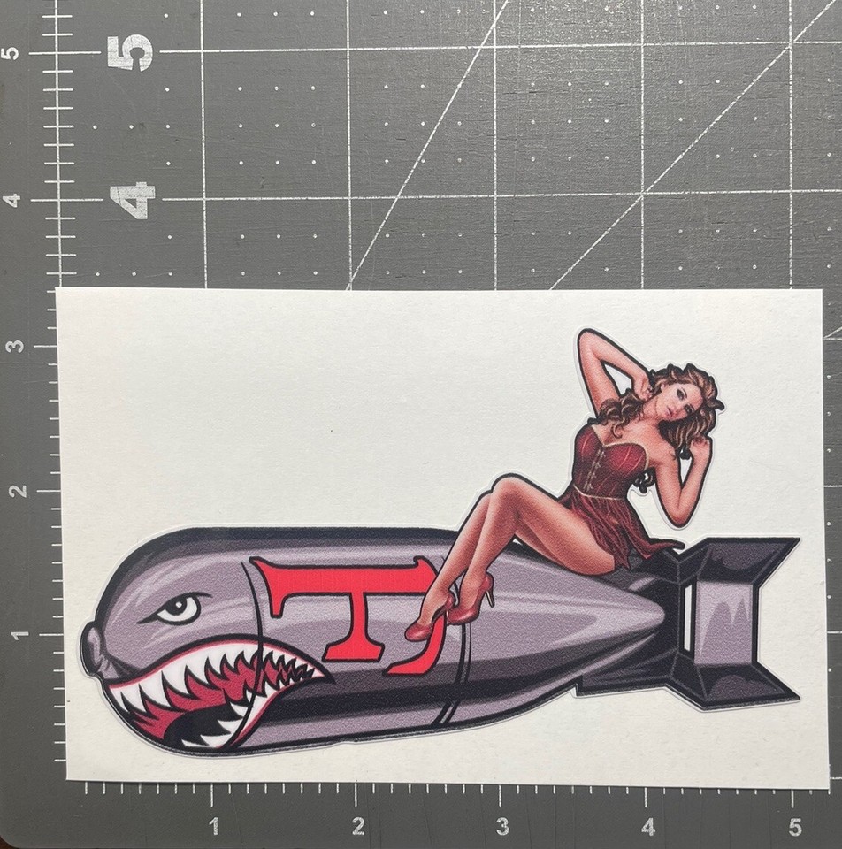 F**k Bomb F Bomb Sexy Girl Slut Funny Color Tool Box Bumper Sticker ...