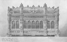5744) BOLOGNA, PROJECT OF THE RELIQUARY FOR THE REMAINS OF THE BODY OF SAN PETRONIUS.