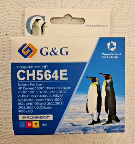 HP301 G&G CH564E compatible (CH564E) Tri-Colour Ink Cartridge - SEALED - unused - Bild 2 von 11