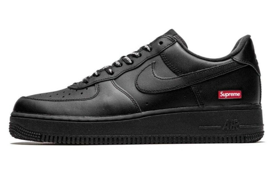 シューズ(男性用) 28cm Nike Supreme x Nike Air Supreme x Nike - Air Force 1 - Black - Size UK7 - Brand New | eBay